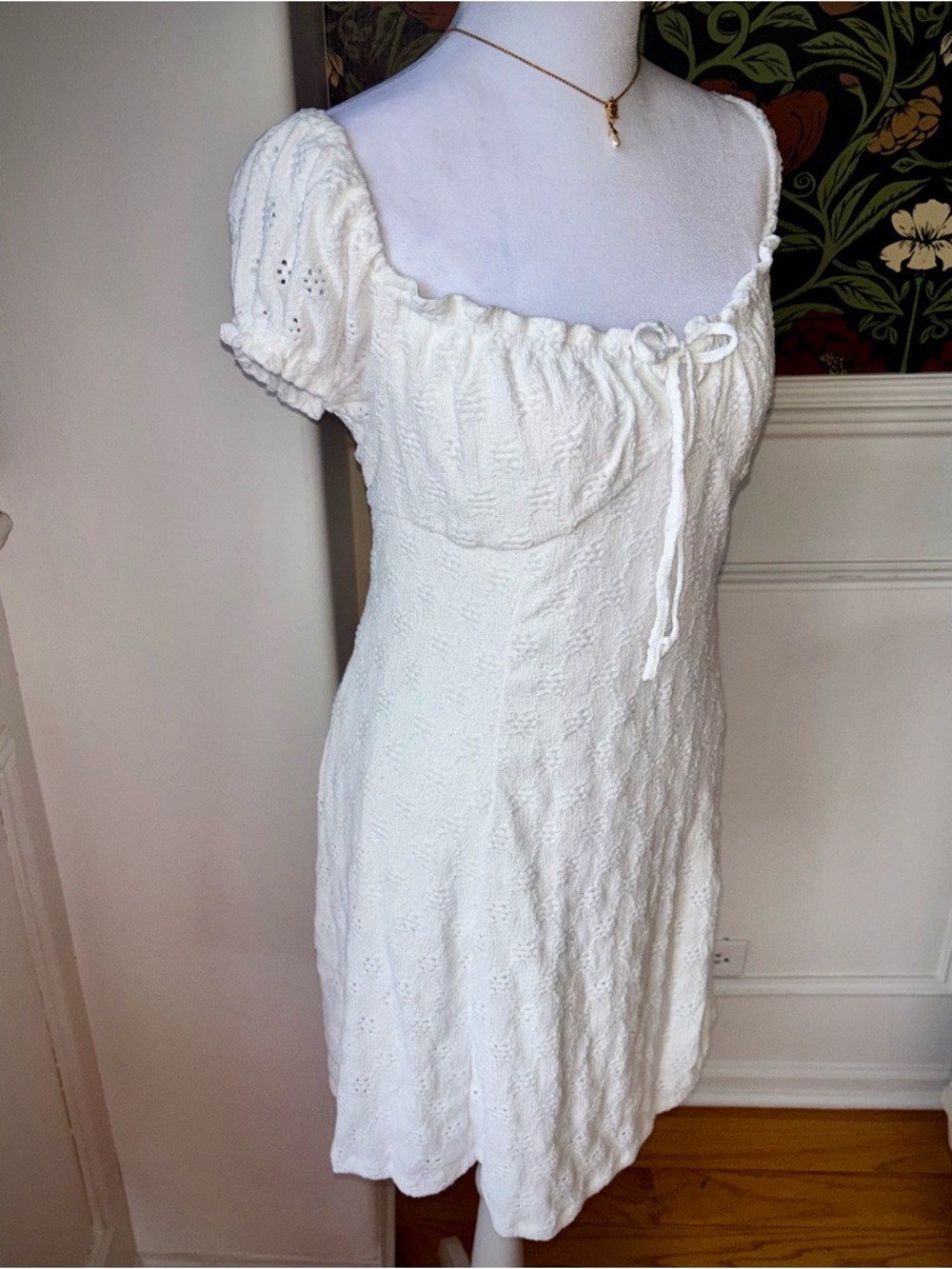 NWT Aeropostale 🕊️ Knit Eyelet Mini Dress - Picture 5 of 8
